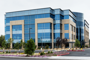 Commercial locksmith at an office building in Schaumburg, Illinois